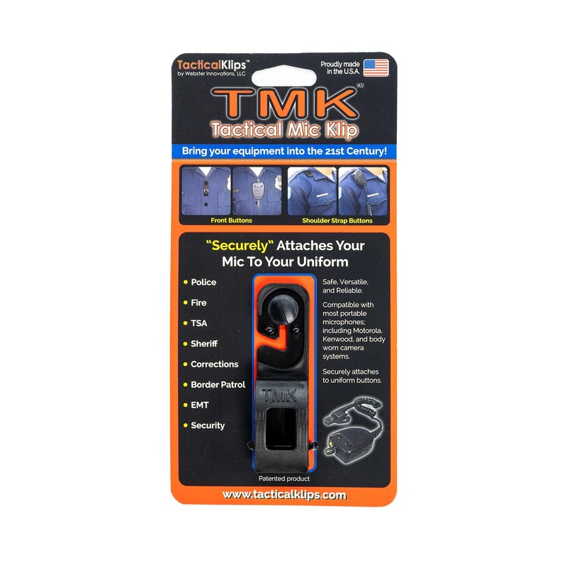 TMK - Tactical Mic Klip | Two-Way Radio Microphone Clip