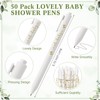 Geyoga 50 Sets Baby Shower Bookmark Favors Include 50 Pens