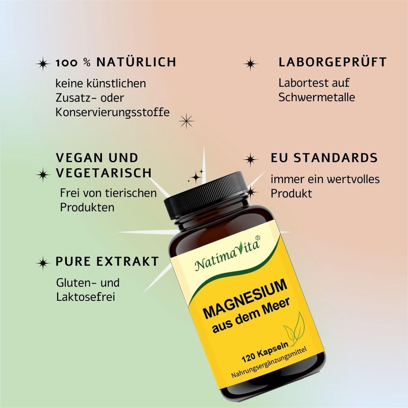 Magnesium aus dem Meer - natürlich - vegan - 120