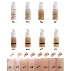Liquid concealer Foundation Facial Cream Foundation Light and long-lasting liquid foundation Concealer foundation oil - 08#