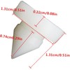 2Pcs Plastic Brake Switch Stopper, Pedal Stopper, Pad Brake, Light