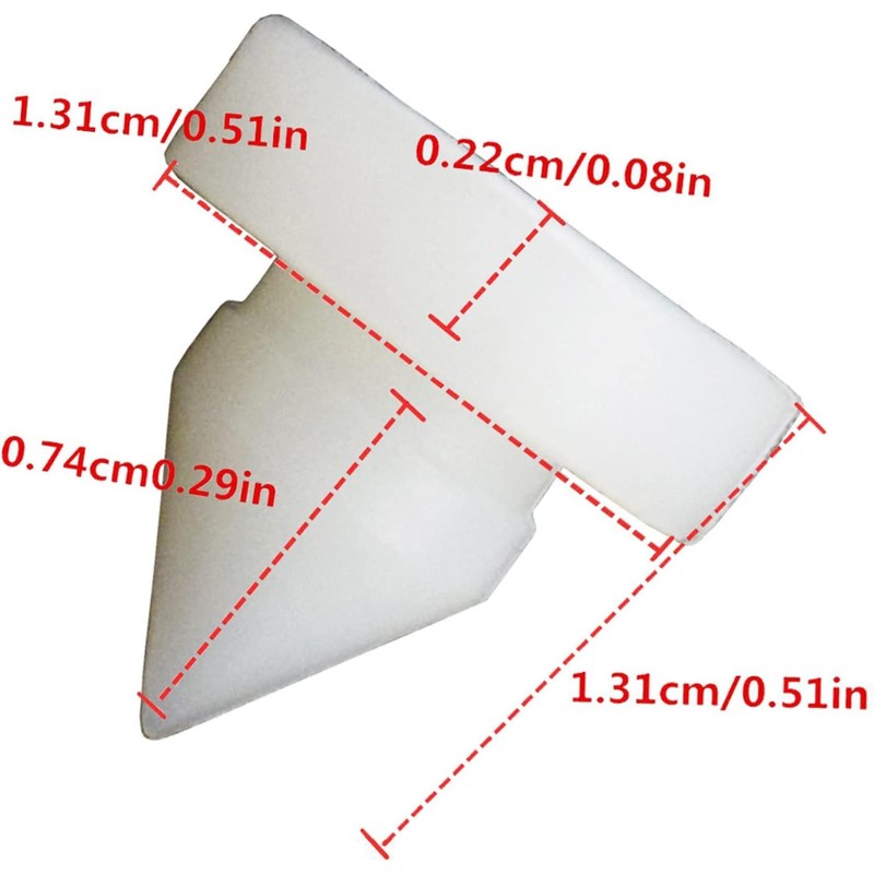 2Pcs Plastic Brake Switch Stopper, Pedal Stopper, Pad Brake, Light