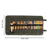 Wrench Tool Roll, Heavy Duty Waxed Canvas Multi-purpose Tool Pouch