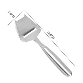 Stainless Steel Cheese Slicer 9inches (L) X 3inches (W) for Slicing Different Thicknesses Cheeses, Dog/Cat-Ear- Shape Cheese Cutter, Heavy Duty Cheese Peeler, Butter Scraper, Chopper (Pack-of-3)