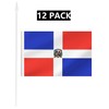 Yamiuo Dominica Mini Flag, 12 Pack Dominican Hand Held Small