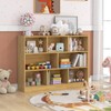 SILKYDRY 8 Cubes Organizer Bookcase, 3-Tier Open Bookshelf, Horizontal Storage