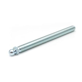 Threaded rod, with ball 15 mm, M16 x 200, spanner size 17, steel, galvanised