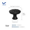 LONTAN Pack of 10 Furniture Knobs, Black Cabinet Knobs, Vintage