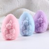 XIAOSHUI Rose Flower Egg Candle Mold Easter Egg Silicone Candle