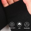 Cashmere Fingerless Gloves, Winter Warm Gloves Black Fingerless Gloves Women