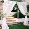 Awtlife Classic White Lace Tablecloth for Wedding Decorations Showers Roses