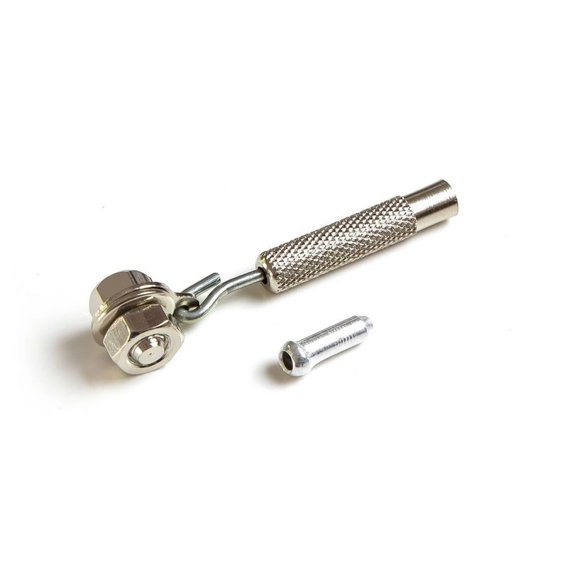 Clarks Cycle Systems Galvanised Steel Gear Cable Kit, Black, Compatible