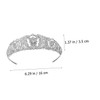 BIUDECO Stunning Crystal Bridal Crown Headband Tiara Headdress for Wedding