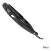Boza Porta Navaja Barbero Acero Inox Negra Peluquero Uso Propio