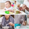 LALAFINA Adaptive Utensils Set Angled Fork and Spoon Stainless Steel