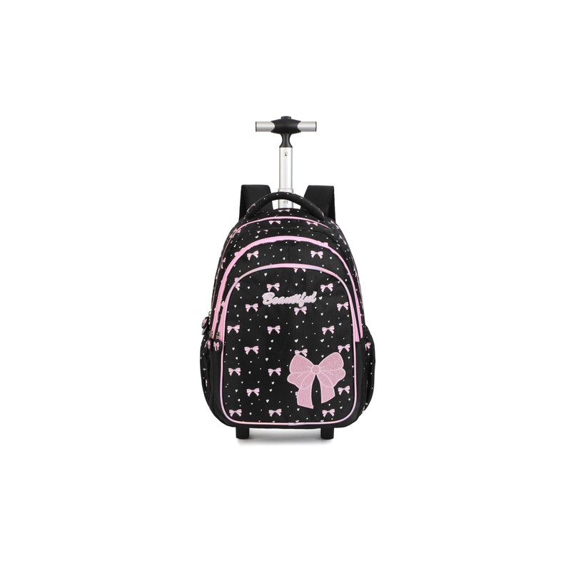 kingdisen Women Large Rolling travel Backpack for kids, Wheeled Backpack