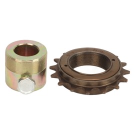 16T Freewheel with 20mm Adapter Replacement Lightweight Easy Installation Flywheel Adapter Kit for Electric Tricycles Motorcycles Karts