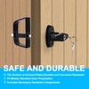 Shed Door Latch, Safe and Durable, Premium Shed Locks with