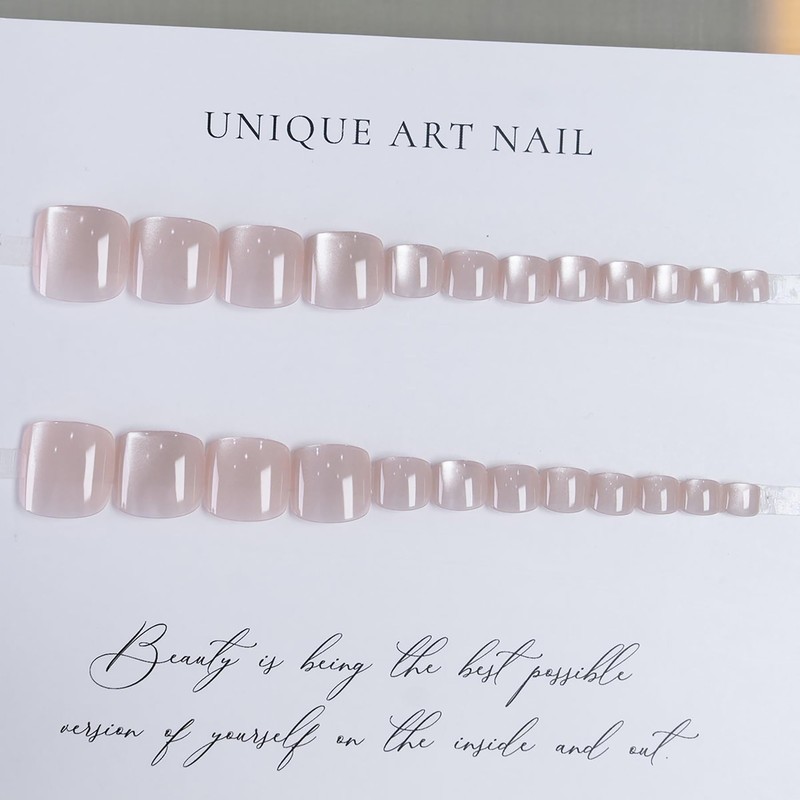 Nail Tips, 24 Pieces, Thumb Nail Seal, Foot False Nails,