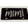 Diamond Etched Products Engraved Mimi Grandma Car Tag Diamond Etched