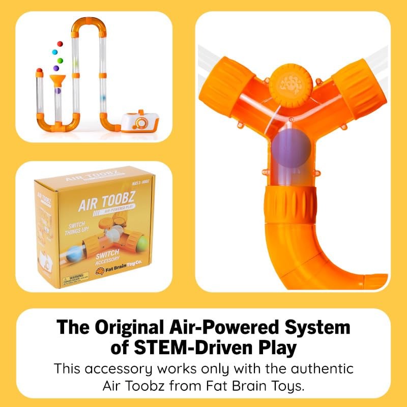 Air Toobz Switch, Directional Accessory for Original Fat Brain Air-Powered