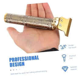 Men's Hair Clippers Set Professional Hair Trimmer Kit Adjustable Blade Grooming Tool for Home Use