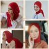 Muslin Hijab Scarf for Women Long Headscarves Solid Head Wraps