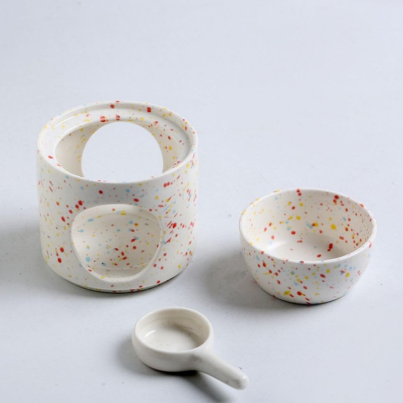 Warmself Aroma Lamp Tea Light Holder Ceramic Wax Melt Burner