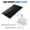 ECO-WORTHY 4 Units Solar Panel Mounting Brackets,Z Bracket Sets Lightweight