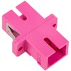 CableMarkt - SC-auf-SC-Rosa-Multimode-OM4-Simplex-Glasfaseradapter