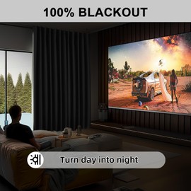 LumiLoom 100% Blackout Curtains for Bedroom 96 Inches Long, Rod Pocket & Back Tab for Living Room, 2 Panels Set Thermal Blackout Curtains (52 x 96 Inch, Pink)