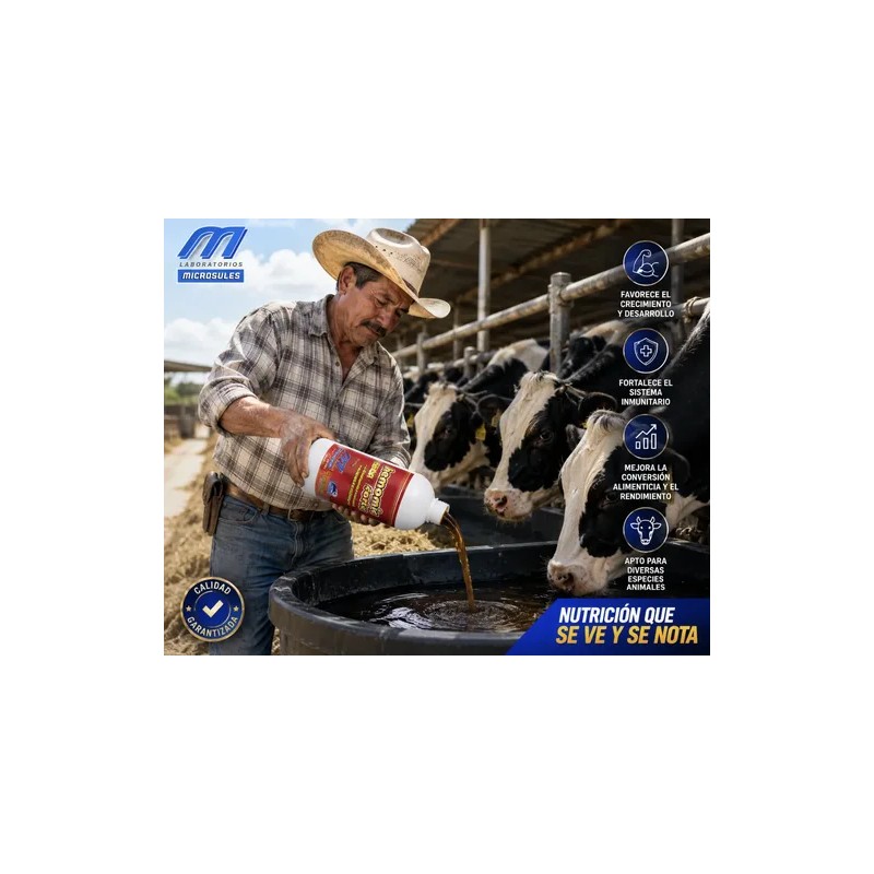 Hemomic Forte 1l Nutrición Equinos Animal Vitamina Mineral