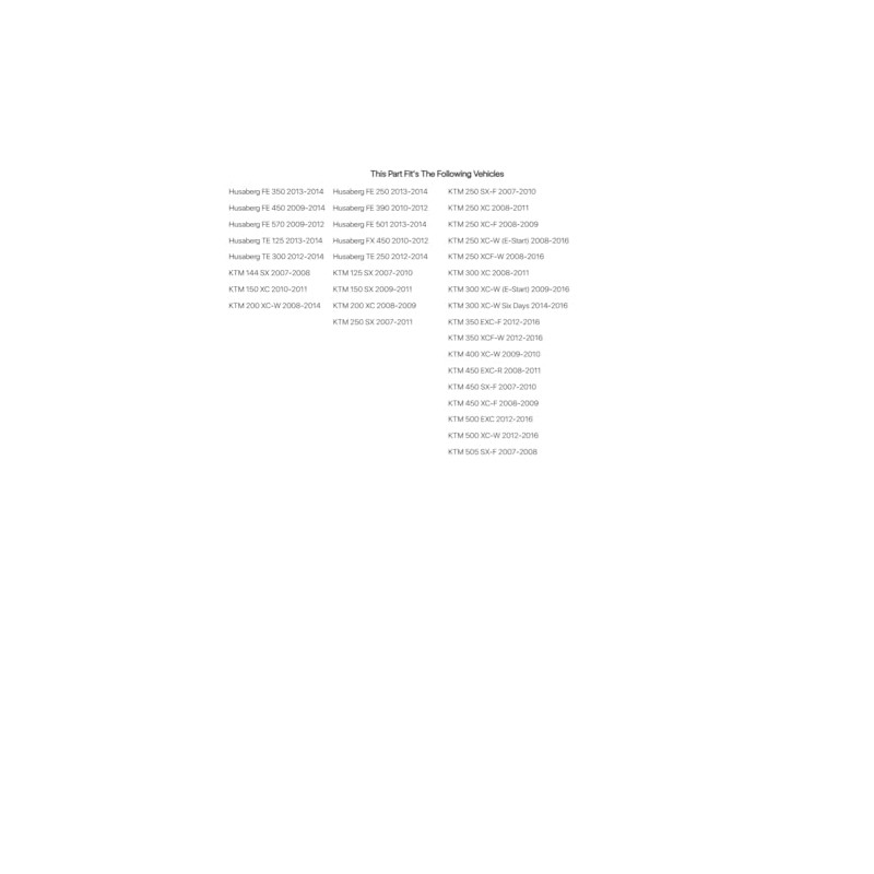 Tusk PDS Heim Joint Bolt Kit for HUSABERG FE 570