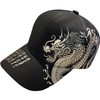 White Fang CZ278 Men's Hat Cap, Dragon, Dragon, Cool, Outdoor,