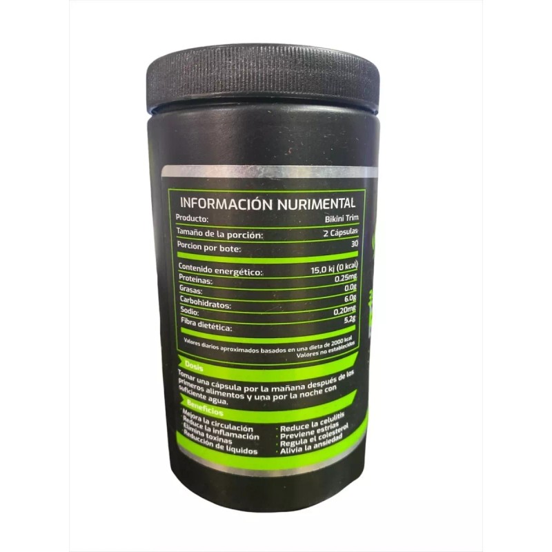 Ultradvance Bikini Trim 60 Caps Con Zinc 500 Mg 3
