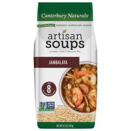 Canterbury Naturals Artisan Soup Mix, Jambalaya Soup Mix, Non-GMO, Makes 8 Servings, 8.5-Ounce Bag (Pack of 3)