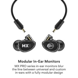 Modular In-Ear Monitors MX1 Pro MEE Audio Professional (Smoke)