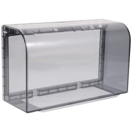 SEWACC Waterproof Outlet Cover Box 2-Gang Adhesive Electrical Socket Protector Weatherproof Splash Guard for Bathroom and Outdoor Use