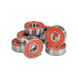 JUCKER HAWAII Longboard Bearings ABEC 7 Red