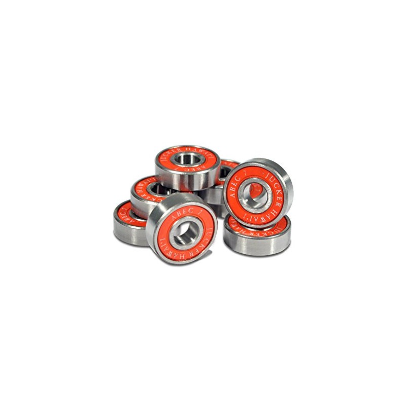 JUCKER HAWAII Longboard Bearings ABEC 7 Red