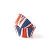 Union Jack Cupcake Cases - Pack of 1-100 Baking Paper