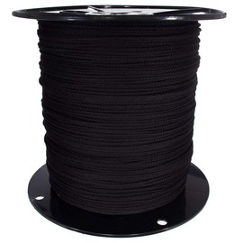 Unglazed Cotton Tie Line (1/8 inch) - Trick Line - Polyester Core - Low Stretch - Multipurpose Utility Line