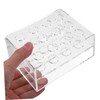 jojofuny Acrylic Pen Holder Stand Slot Display Rack for Makeup
