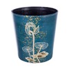 Scakbyer 10L/2.64 Gallon PU Leather Trash Can Waterproof Decorative Wastebasket