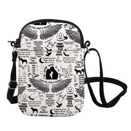 Fantasy Book Inspire Crossbody Bag Dark Romance Bookish Gift Book Series Merch Shoulder Bag (SECRET CB)