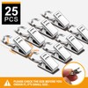Teenitor 25 Pack Curtain Clips for Hanging Curtain Hooks, Stainless
