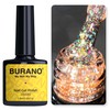 BURANO Holographic Gel Polish, Reflective Glitter Gel Polish 7.3ml UV