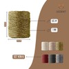 Ledent Macrame Yarn (1 mm, 6 x 65 m, Set