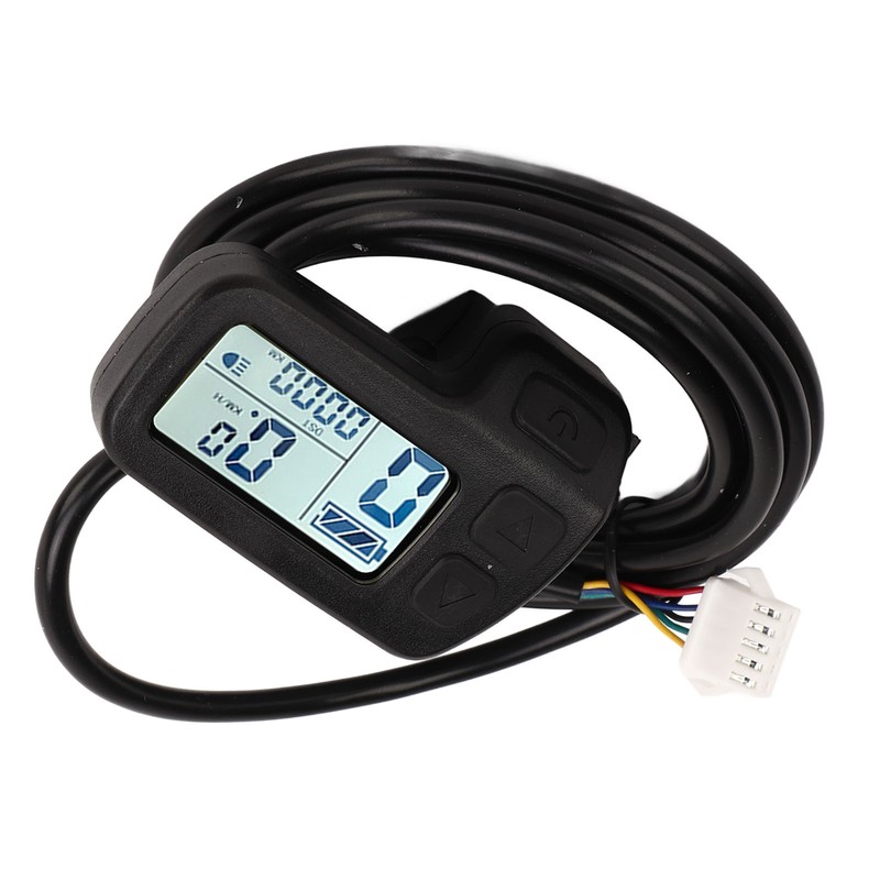 Electric Bicycle LCD Display 24V 36V 48V Universal SM Connector