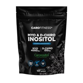 CAROFITNESS Myo y D-Chiro Inositol en Polvo 123 g  Frmula 401 patentada  4000 mg Myo y 100 mg D-Chiro por porcin  30 servicios  100  natural, sin...  